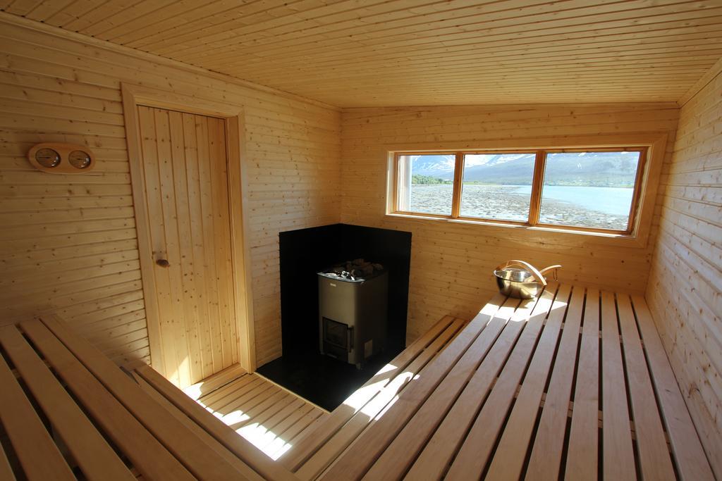 Lyngen Fjordcamp Vila Nord-Lenangen Quarto foto